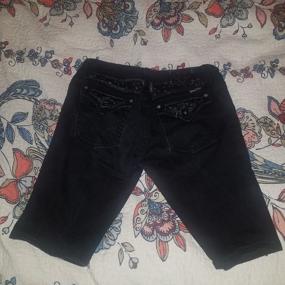 Miss Me Pants - FLASH SALE⚡MissMe Black Bermuda Shorts⚡